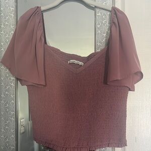 Elegant Mauve Women's Top